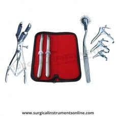 Hegar uterine dilator set 2 Pieces, 13-14,15-16, pinwheel, mathieu, grave 3pcs